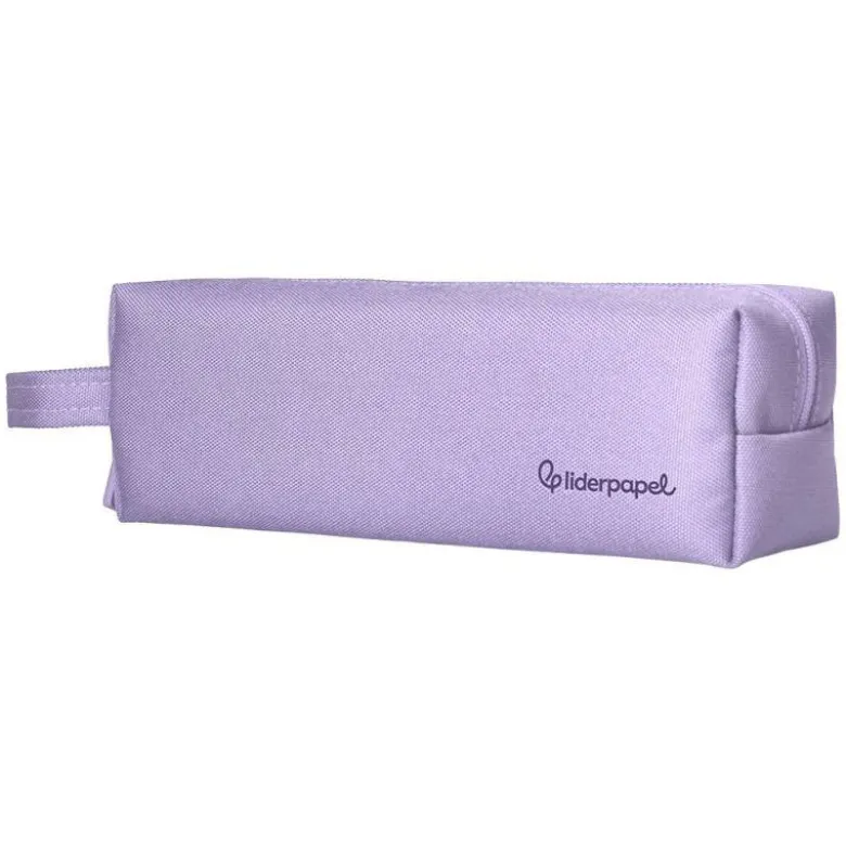 ESTUCHE PORTATODO LIDERPAPEL CLASSIC RECTANGULAR CON ASA 210X70MM LILA