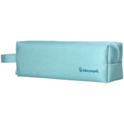 ESTUCHE PORTATODO LIDERPAPEL CLASSIC RECTANGULAR CON ASA 210X70MM AZUL CELESTE