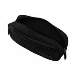 ESTUCHE PORTATODO LIDERPAPEL DUO 2 CREMALLERAS CON BOLSILLOFRONTAL NEGRO 220X90X50 MM