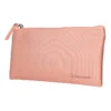 ESTUCHE PORTATODO LIDERPAPEL PLANO ANCHO UNA CREMALLERA 200X100 MM ROSA MELOCOTON