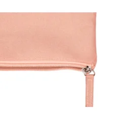 ESTUCHE PORTATODO LIDERPAPEL PLANO ANCHO UNA CREMALLERA 200X100 MM ROSA MELOCOTON