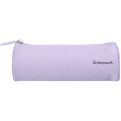 ESTUCHE PORTATODO LIDERPAPEL CLASSIC CILINDRICO ANCHO 210X70MM LILA