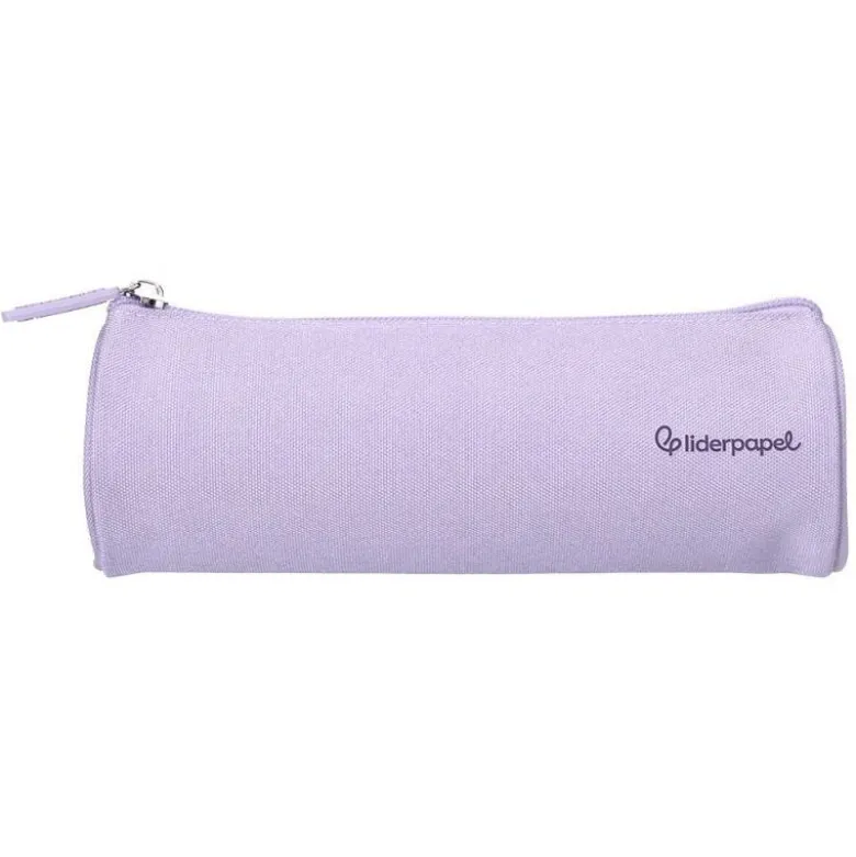 ESTUCHE PORTATODO LIDERPAPEL CLASSIC CILINDRICO ANCHO 210X70MM LILA