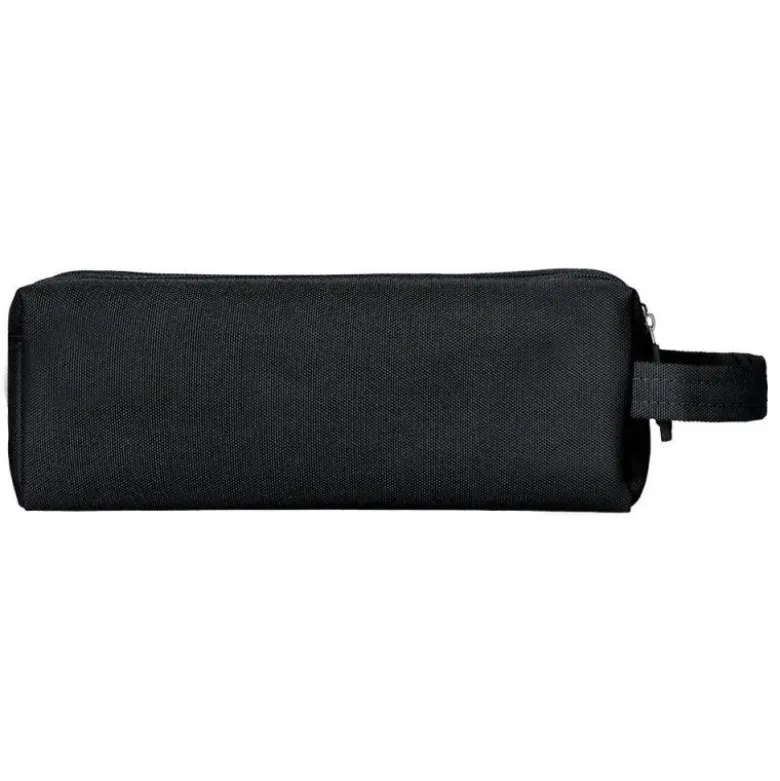 ESTUCHE PORTATODO LIDERPAPEL CLASSIC RECTANGULAR CON ASA 2 CREMALLERAS 210 X80MM NEGRO
