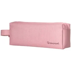 ESTUCHE PORTATODO LIDERPAPEL CLASSIC RECTANGULAR CON ASA 2 CREMALLERAS 210 X80MM ROSA