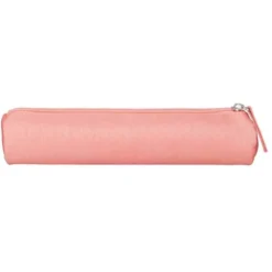 ESTUCHE PORTATODO LIDERPAPEL SLIM CILINDRICO 220X45MM ROSA MELOCOTON