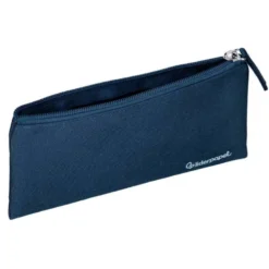 ESTUCHE PORTATODO LIDERPAPEL PLANO ANCHO UNA CREMALLERA 200X100 MM AZUL MARINO