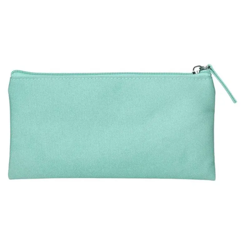 ESTUCHE PORTATODO LIDERPAPEL PLANO ANCHO UNA CREMALLERA 200X100 MM VERDE MANZANA