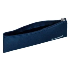 ESTUCHE PORTATODO LIDERPAPEL PLANO ESTRECHO UNA CREMALLERA 200X60 MM AZUL MARINO