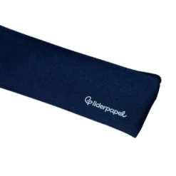 ESTUCHE PORTATODO LIDERPAPEL PLANO ESTRECHO UNA CREMALLERA 200X60 MM AZUL MARINO