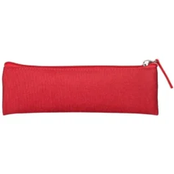 ESTUCHE PORTATODO LIDERPAPEL PLANO ESTRECHO UNA CREMALLERA 200X60 MM ROJO