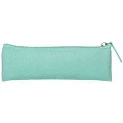 ESTUCHE PORTATODO LIDERPAPEL PLANO ESTRECHO UNA CREMALLERA 200X60 MM VERDE MANZANA