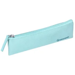 ESTUCHE PORTATODO LIDERPAPEL PLANO ESTRECHO UNA CREMALLERA 200X60 MM AZUL CELESTE