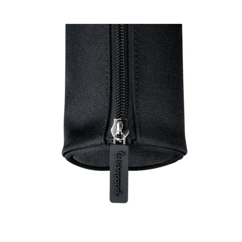 ESTUCHE PORTATODO LIDERPAPEL CLASSIC CILINDRICO ANCHO 210X70MM NEGRO