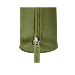 ESTUCHE PORTATODO LIDERPAPEL CLASSIC CILINDRICO ANCHO 210X70MM VERDE MILITAR