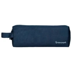ESTUCHE PORTATODO LIDERPAPEL CLASSIC RECTANGULAR CON ASA 2 CREMALLERAS 210 X80MM AZUL MARINO