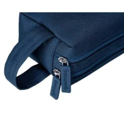 ESTUCHE PORTATODO LIDERPAPEL CLASSIC RECTANGULAR CON ASA 2 CREMALLERAS 210 X80MM AZUL MARINO