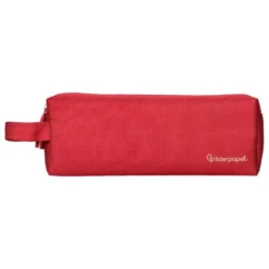 ESTUCHE PORTATODO LIDERPAPEL CLASSIC RECTANGULAR CON ASA 2 CREMALLERAS 210 X80MM ROJO