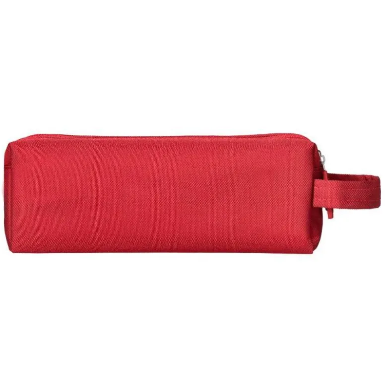 ESTUCHE PORTATODO LIDERPAPEL CLASSIC RECTANGULAR CON ASA 2 CREMALLERAS 210 X80MM ROJO