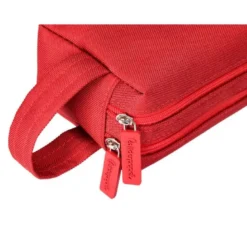ESTUCHE PORTATODO LIDERPAPEL CLASSIC RECTANGULAR CON ASA 2 CREMALLERAS 210 X80MM ROJO