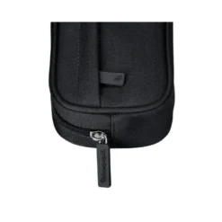 ESTUCHE PORTATODO LIDERPAPEL CLASSIC OVALADO 2 CREMALLERAS CON BOLSILLO DELANTERO 210X90MM NEGRO
