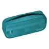 ESTUCHE PORTATODO LIDERPAPEL CLASSIC OVALADO 2 CREMALLERAS CON BOLSILLO DELANTERO 210X90MM AZUL TURQUESA