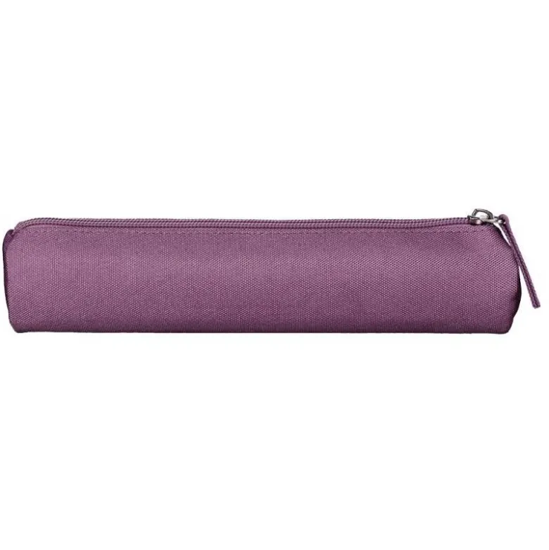 ESTUCHE PORTATODO LIDERPAPEL SLIM CILINDRICO 220X45MM MORADO EMPOLVADO