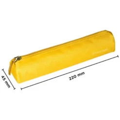 ESTUCHE PORTATODO LIDERPAPEL SLIM CILINDRICO 220X45MM AMARILLO