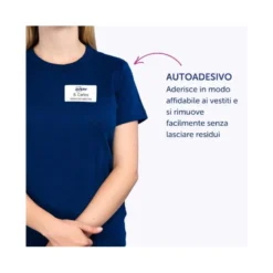 Etiqueta adhesiva Avery 80x50 mm Acetato de Seda removible láser caja de 100