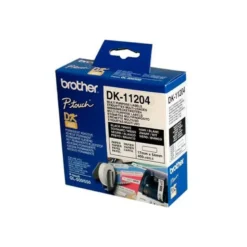 Etiqueta adhesiva brother dk11204 -tamaño 17x54 mm para impresoras de etiquetas QL -400 etiquetas-