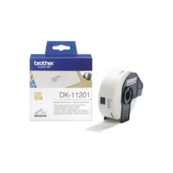 Etiqueta adhesiva brother dk11201 -tamaño 29x90 mm para impresoras de etiquetas QL -400 etiquetas-