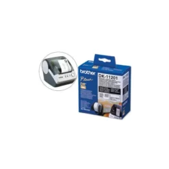 Etiqueta adhesiva brother dk11201 -tamaño 29x90 mm para impresoras de etiquetas QL -400 etiquetas-