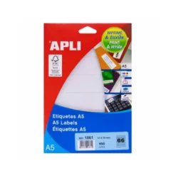 Etiqueta adhesiva marca Apli 01861 12x30 mm