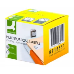 Etiqueta Adhesiva Q-Connect KF18531 Compatible Dymo 54x25 mm Caja de 500 uds