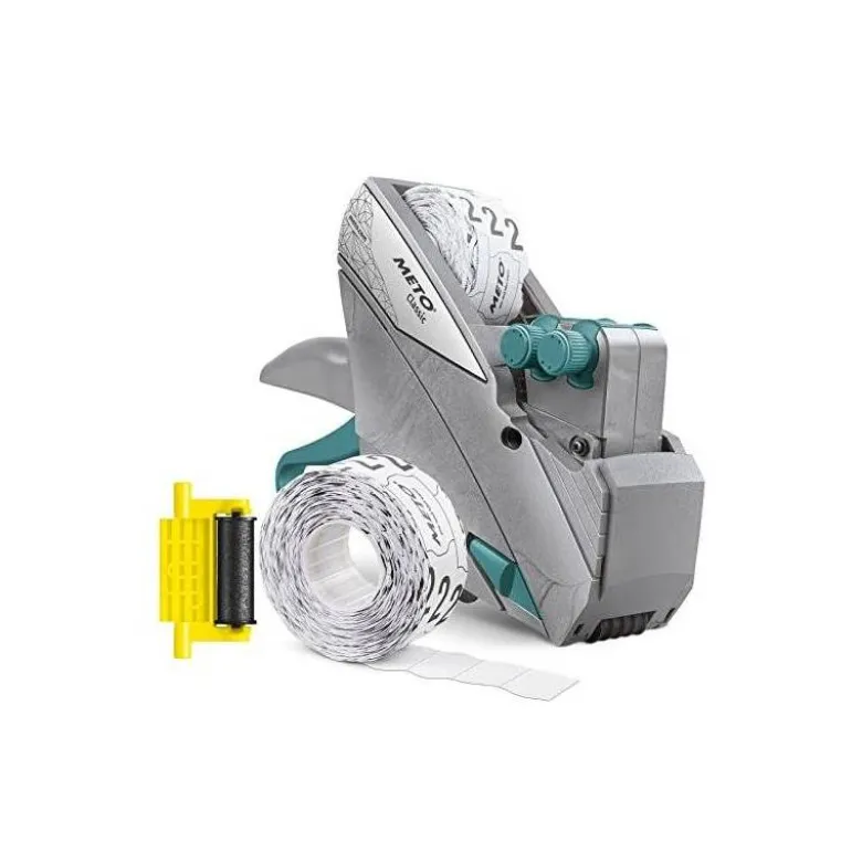 ETIQUETADORA METO CLASSIC L 1932 2 RODILLOS 19 CARACTERES ALFANUMERICOS PARA ETIQUETAS 32X19 MM
