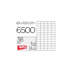 Etiquetas Adhesivas marca Apli 38 x 21,2 mm