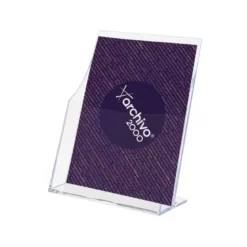 EXPOSITOR ARCHIVO 2000 PREMIUM PORTAFOLLETOS DIN A5 VERTICAL CRISTAL TRANSPARENTE 95X160X210MM
