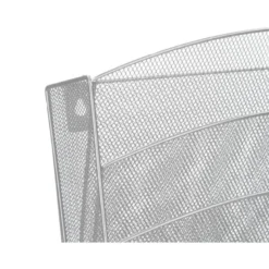 Expositor mural Q-Connect de pared. 5 bandejas Din A4 plateado 9,3x31,5x44 cm
