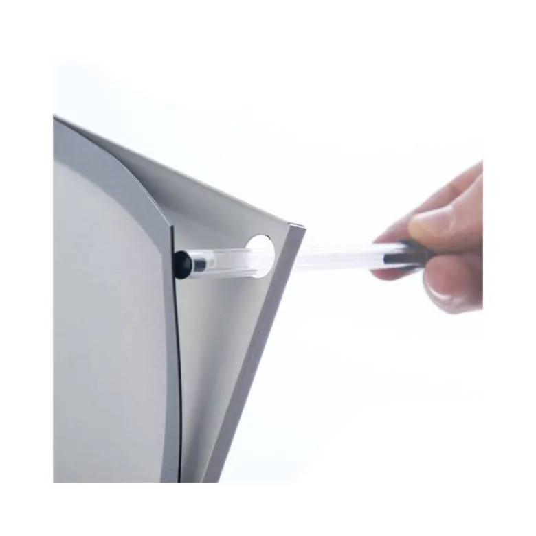 EXPOSITOR ROCADA DE SUELO MAGNETICO ROTATIVO 90 HORIZONTAL/VERTICAL ALTURA AJUSTABLE DIN A3