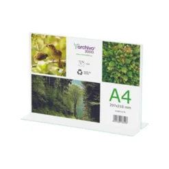 EXPOSITOR SOBREMESA ARCHIVO 2000 EN FORMA DE T A4 HORIZONTAL 85X300X215 MM