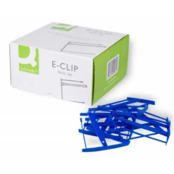 Fastener encuadernador Q-Connect de plastico azul