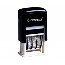 FECHADOR Q-CONNECT ENTINTAJE AUTOMATICO 4 MM COLOR NEGRO