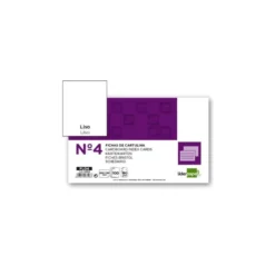 Ficha lisa marca Liderpapel N4