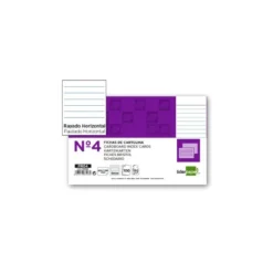 Ficha rayada marca Liderpapel N4