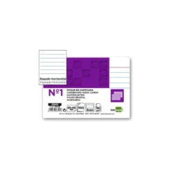 Ficha rayada marca Liderpapel N1