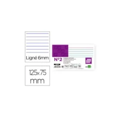Ficha rayada marca Liderpapel N2