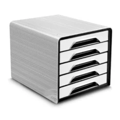 Fichero cajones CEP para 5 cajones color Blanco/Negro