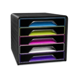 Fichero cajones CEP para 5 cajones color Multicolor/Negro