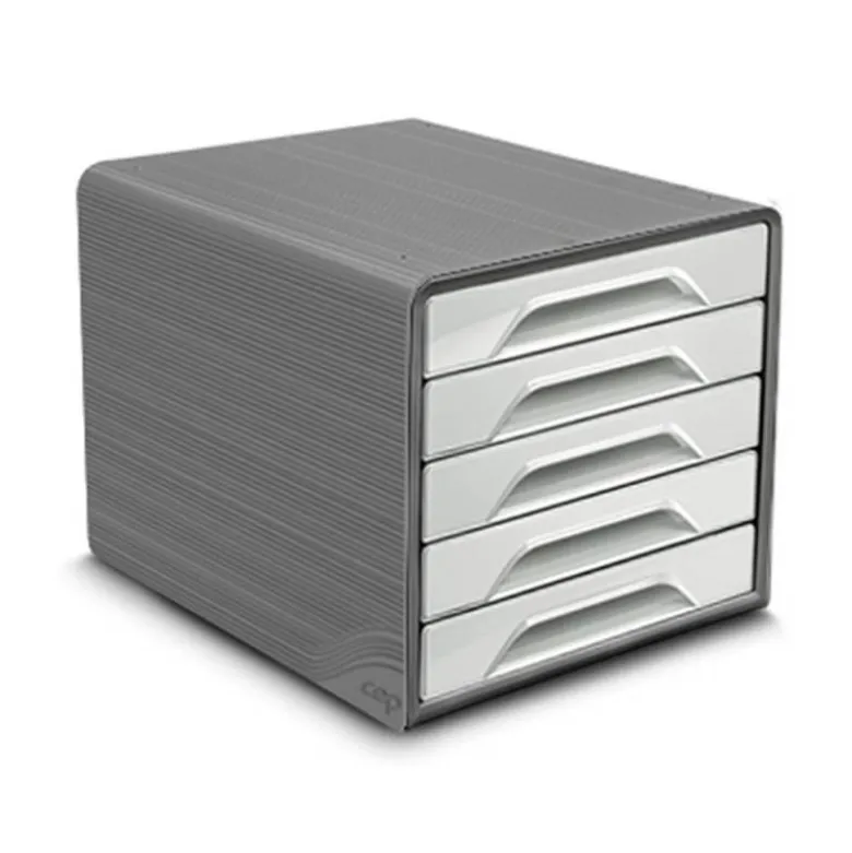 FICHERO CAJONES DE SOBREMESA CEP SMOOVE 5 CAJONES COLOR GRIS 288X360X270 MM