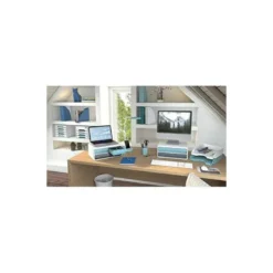 FICHERO CAJONES DE SOBREMESA CEP MOOV UP RECICLADO 80% CON CERRADURA 2 CAJONES COLOR AZUL/GRIS 275X369X146 MM